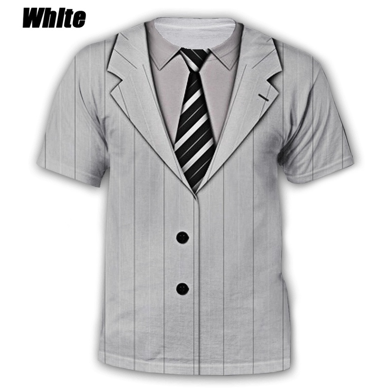 Áo Thun Ngắn Tay In Họa Tiết 3D Thời Trang Mùa Hè Dành Cho Nam