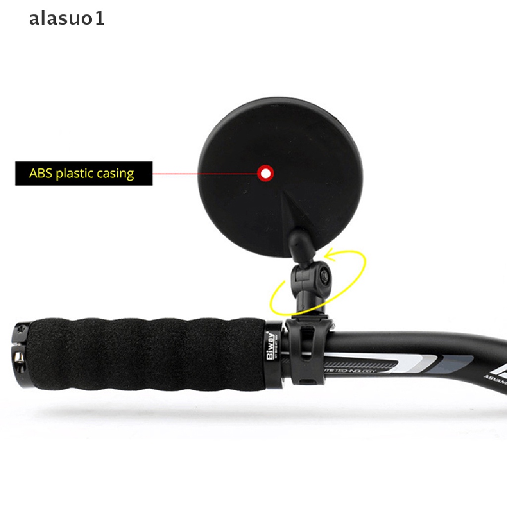 2 Gương Chiếu Hậu Góc Rộng Xoay 360 Độ alasuo1 Cho Xe Đạp