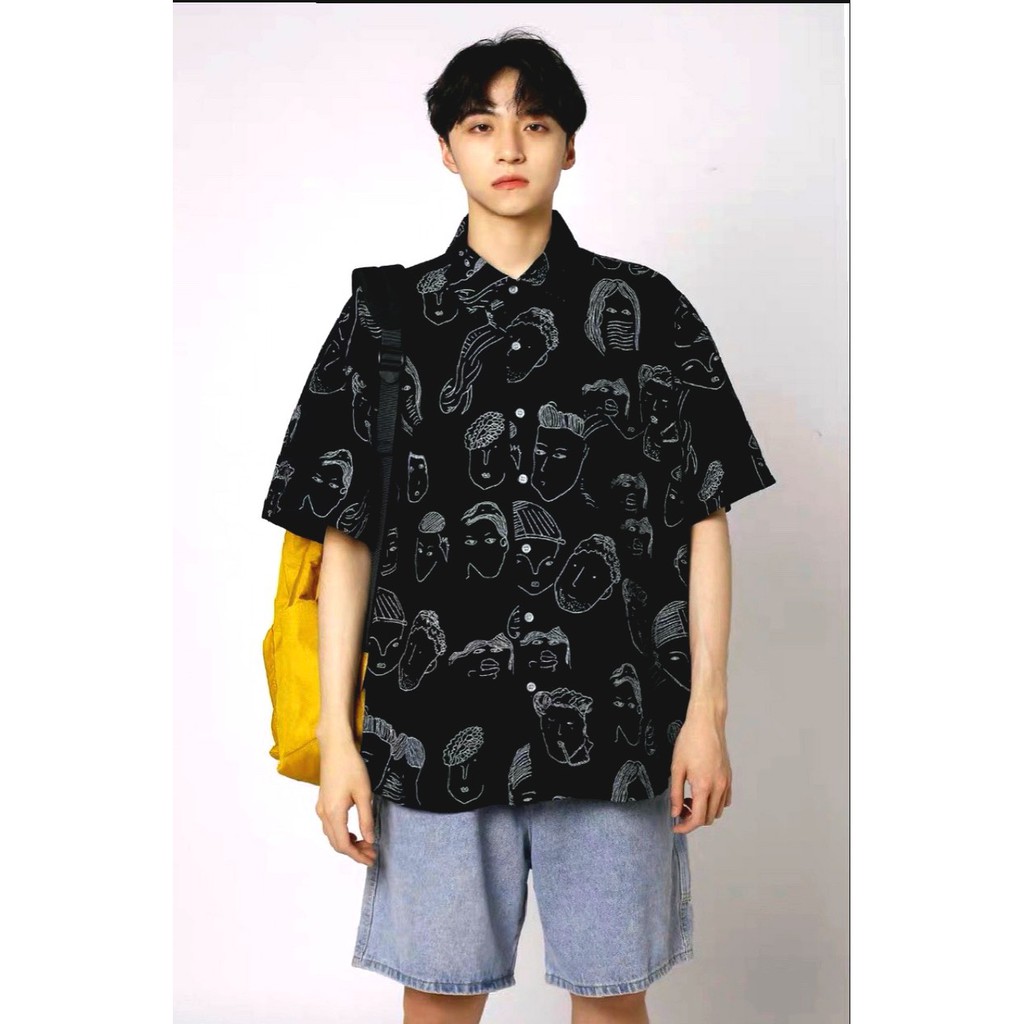 {FREE SHIP}ÁO SƠ MI TAY NGẮN  / ÁO SƠ MI UNISEX HỌA TIẾT NAM NỮ SÀNH ĐIỆU THỜI TRANG MỚI NHẤT HIỆN NAY