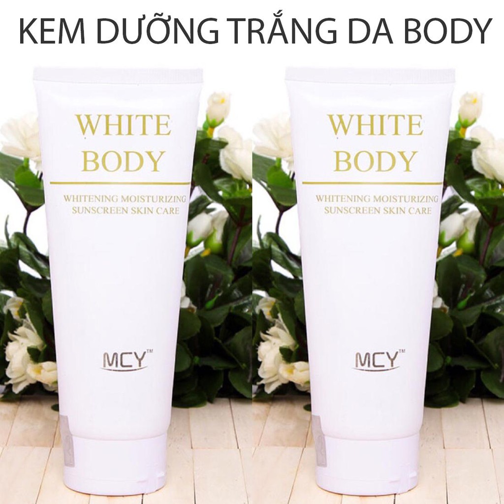 Kem Body MCY makeup trắng cấp tốc ngay khi thoa, dưỡng da trắng mịn màng tự tin