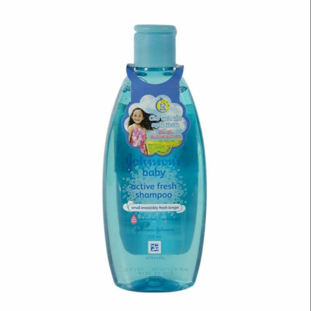 Dầu gội Johnson's baby thơm mát năng động 200 ml