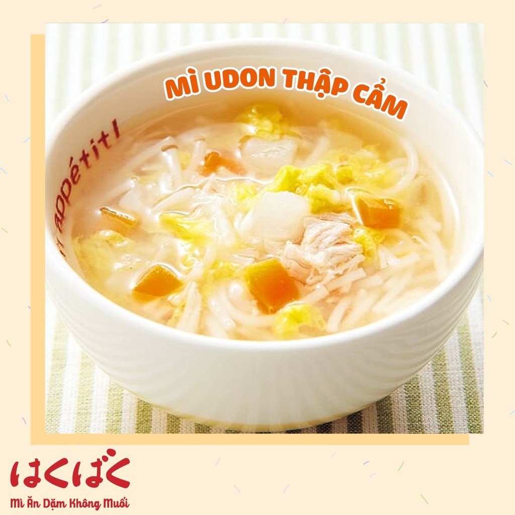 Mì Somen tách muối Hakubaku Nhật cho bé (date: 2023 - 2024)