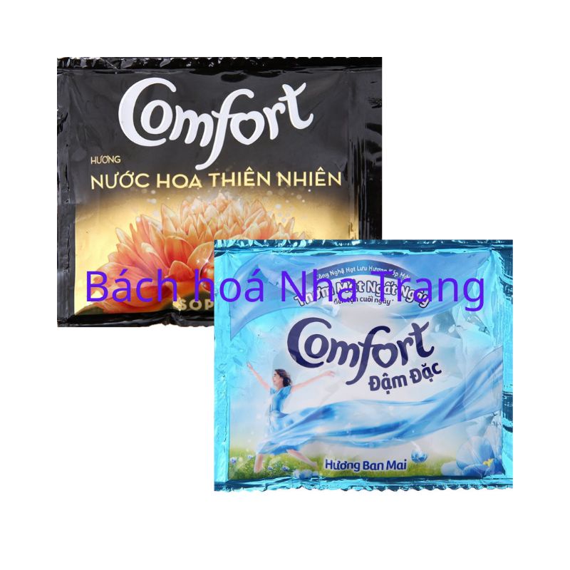 Dây 10 gói nước xả vải Comfort 20ml đủ mùi hương giá tốt