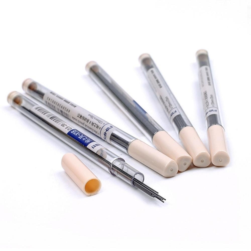 Hộp ruột bút chì bấm 2B 0.5mm / 0.7mm Ống tròn dài Pison