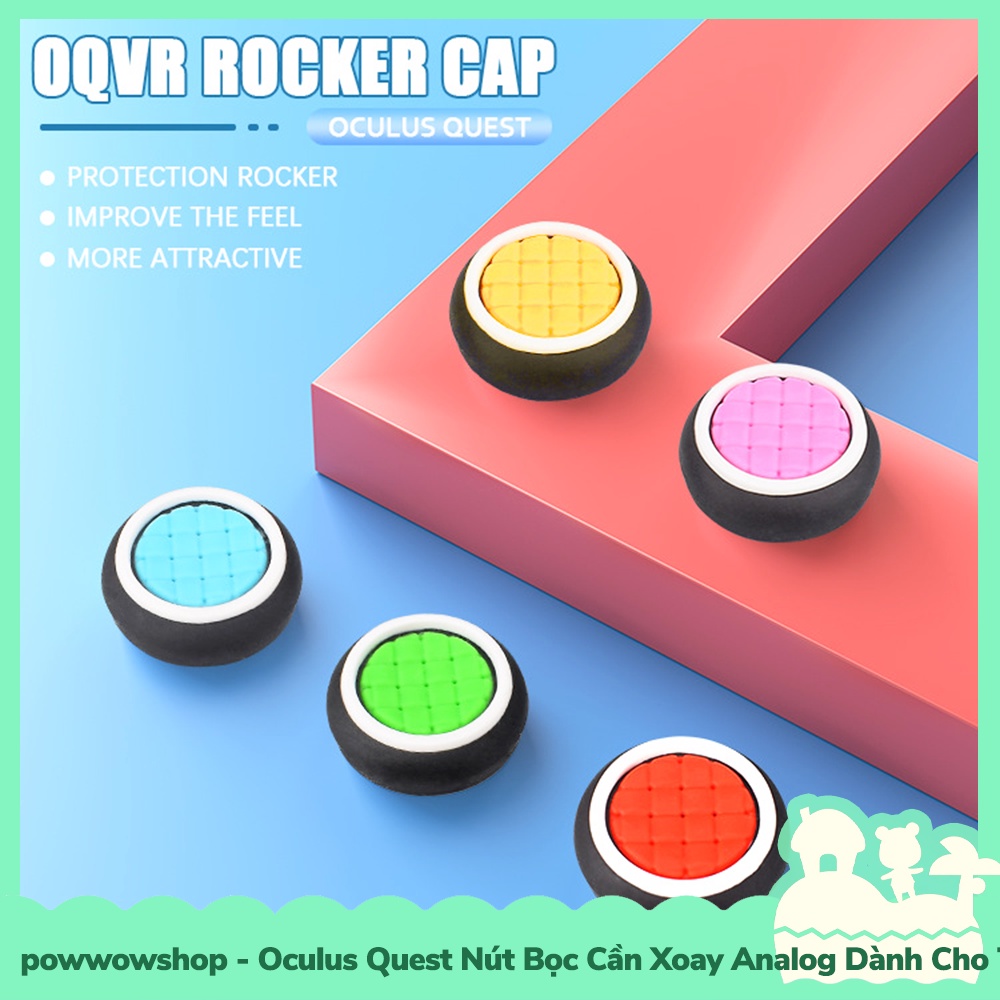 [Sẵn VN - Hỏa Tốc] Oculus Quest Nút Bọc Cần Xoay Analog Dành Cho Tay Cầm Máy Game VR Oculus Quest I / II Đơn Sắc