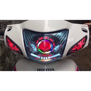 [ Giá 1 Cặp ] Đèn Led và Mê Ca Audi Mắt Cú Wave A