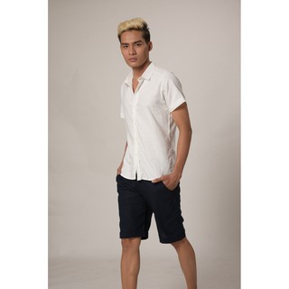 ÁO SƠ MI CỘC TAY CỔ ĐỨC - VẢI ĐŨI (LINEN)