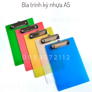 Trình ký nhựa A5.