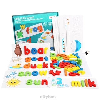 Home For Kids Toy Early Education Funny Kindergarten Learning English Spelling Matching Letter Game