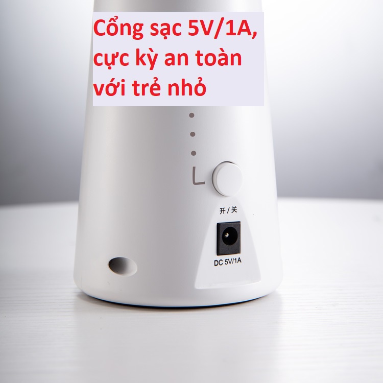 Đèn học/ đèn bàn bảo vệ mắt, có tích điện