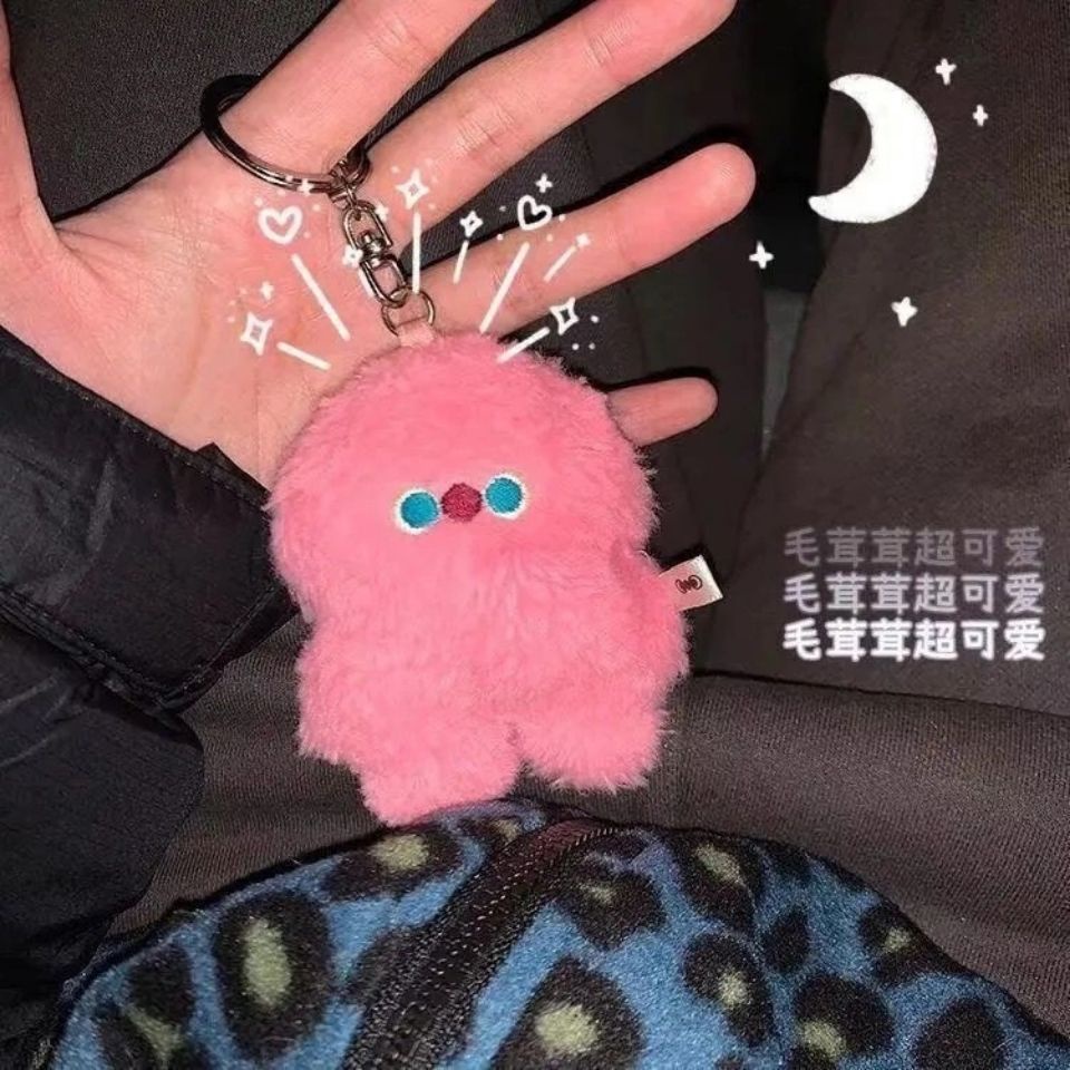 Móc khóa ENVIROSAX phong cách búp bê nhồi bông dễ thương