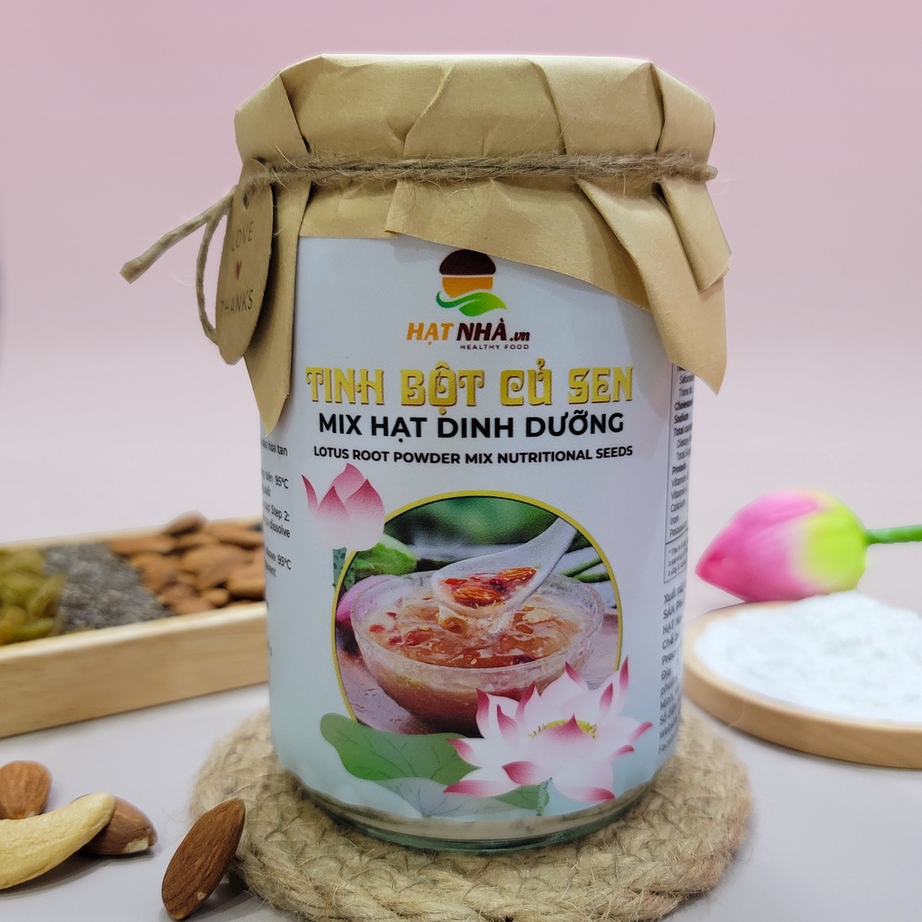 Bột củ sen mix hạt dinh dưỡng, hàng Made in Việt Nam