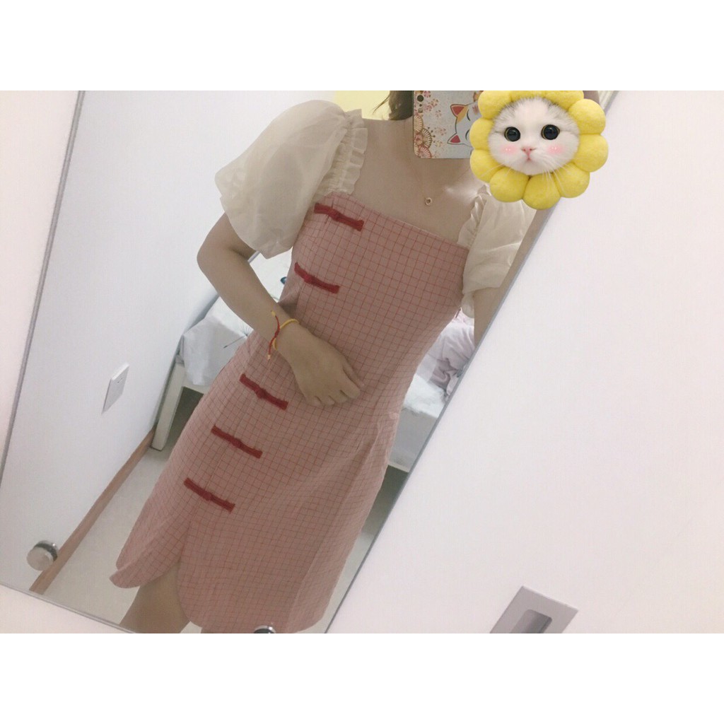 [Sẵn Hàng]♥️Đầm,Váy Sườn Xám Tay Phồng(ảnh thật)Size S->XL | BigBuy360 - bigbuy360.vn