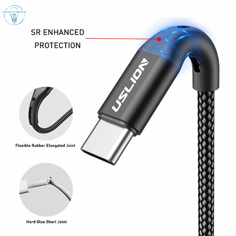 Dây Cáp Sạc Nhanh Usb Loại C 3.0 Cho Huawei Samsung Xiaomi