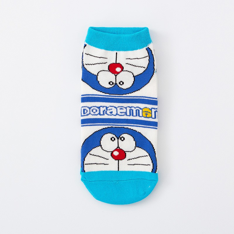 Vớ cotton in hình hoạt họa Doraemon ngộ nghĩnh phong cách unisex