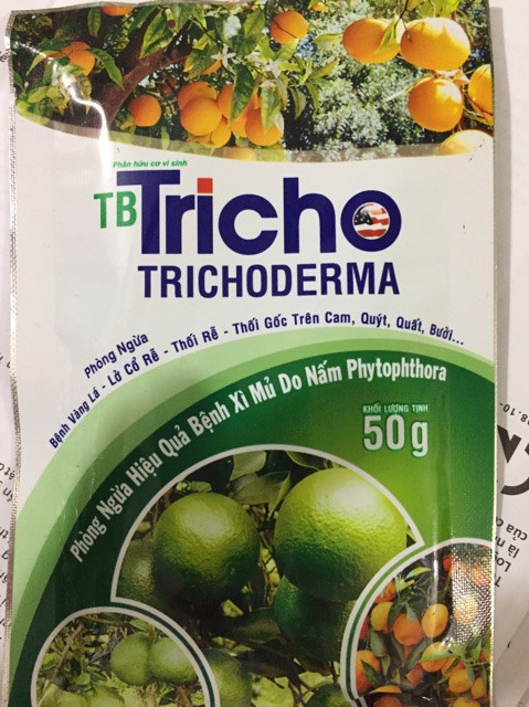 Chế phẩm Trichoderma phòng nấm bệnh cây trồng gói 50gr