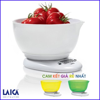 Cân nhà bếp kèm khay đựng đồ laica ks1016