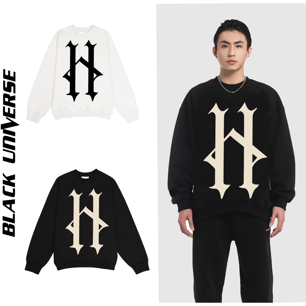 Áo sweater unisex form nam nữ chất liệu cotton dày dặn