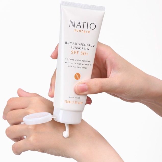 Kem Chống Nắng Natio Broad Spectrum Sunscreen SPF 50+ 100ml