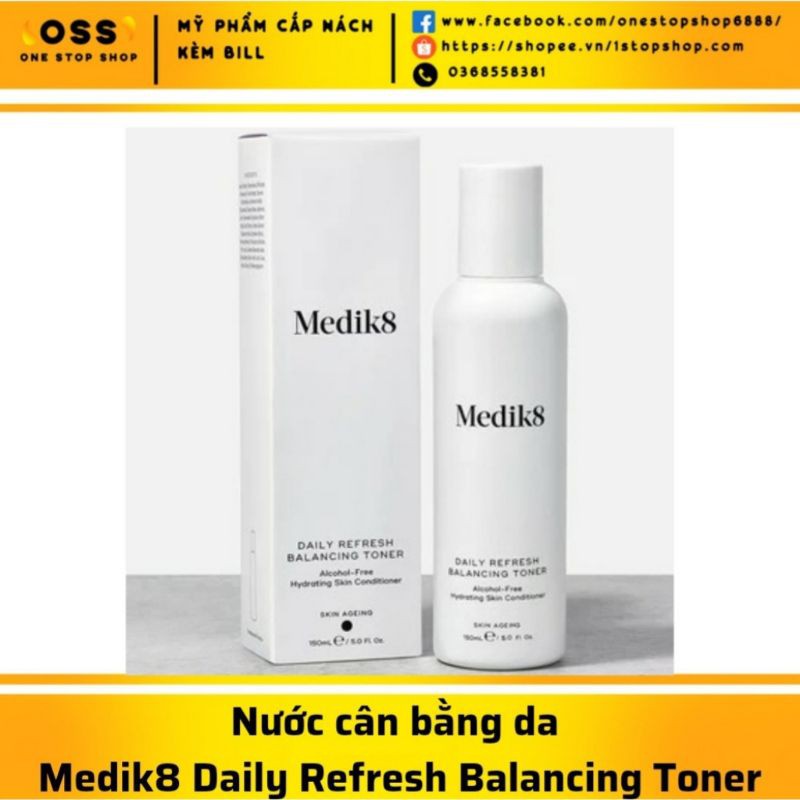 Nước cân bằng da MEDIK8 DAILY REFRESH BALANCING TONER™