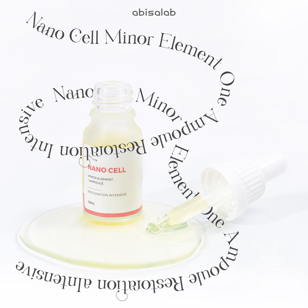 Tinh chất Huyết thanh Abisalab Nano Cell Minor Element 1 ampoule 10ml