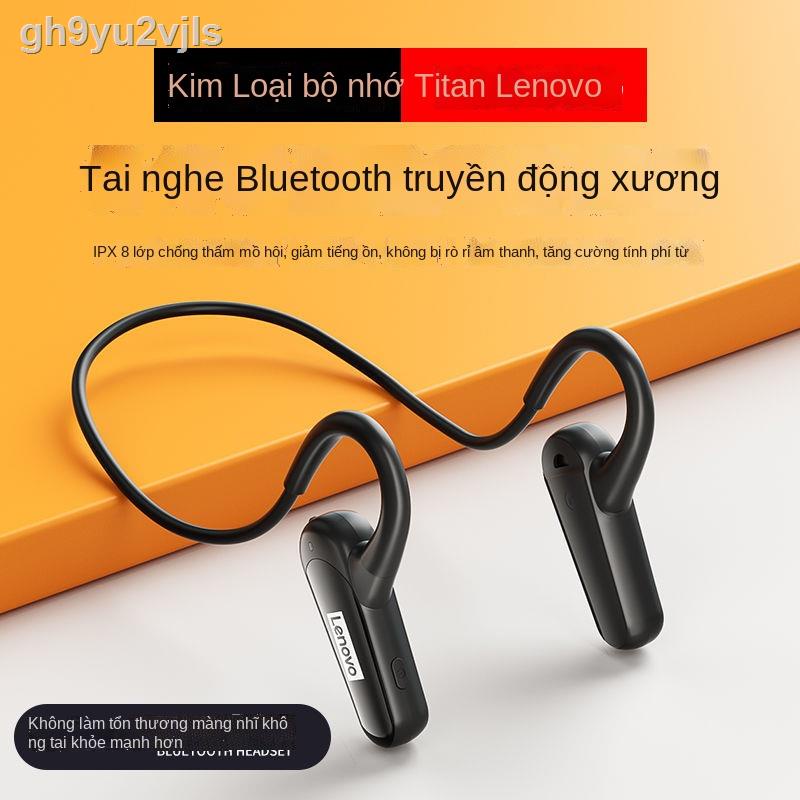 ✱Lenovo XE06 Bone Conduction Tai nghe Bluetooth thể thao không dây Treo cổ Kiểu dáng chờ siêu dài Apple Hu