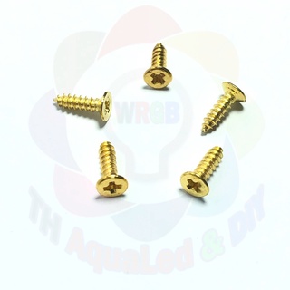 Vít nhọn vàng 2mm Lỗ vít 4 cạnh chữ thập. Bộ 10 con