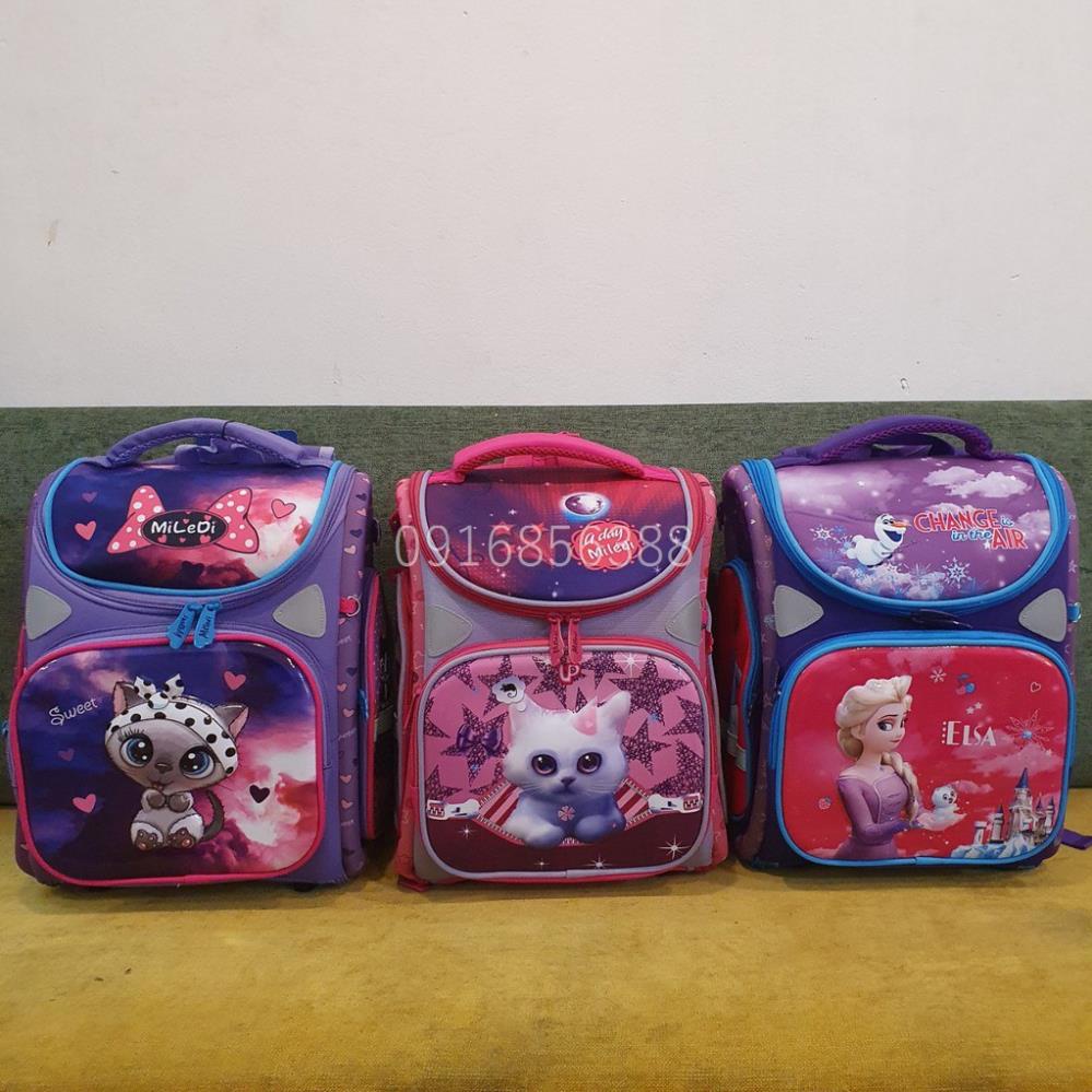 Hàng cao cấp  Balo chống gù hàng cao cấp cho học sinh tiểu học, Cặp sách cho bé trai và bé gái cấp 1 MH
