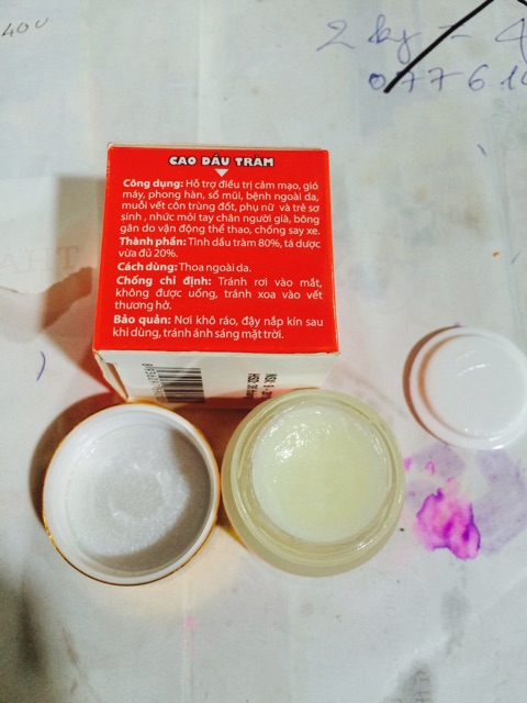 Cao dầu tràm Thông hương