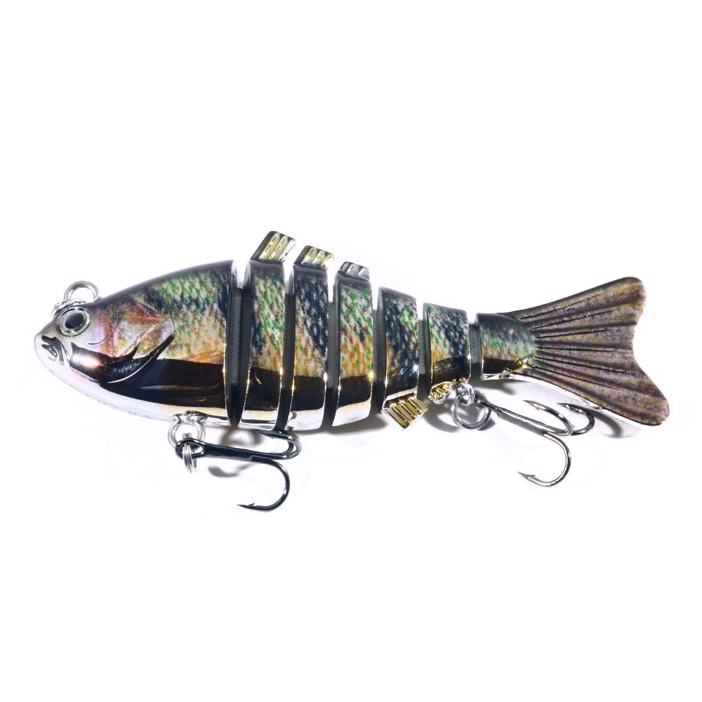 1 mồi cá chép giả câu cá có thể xoay cứng 10cm-24g