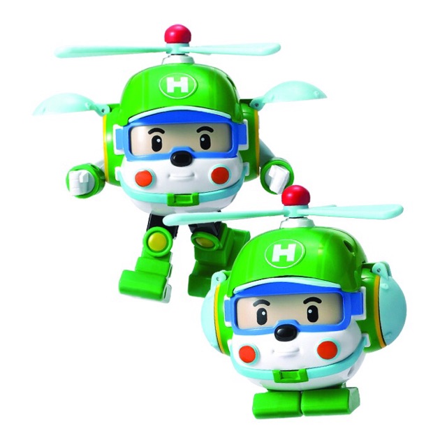 Hộp Robo xe bánh đà Robocar PoLi_Xe biến hình robot