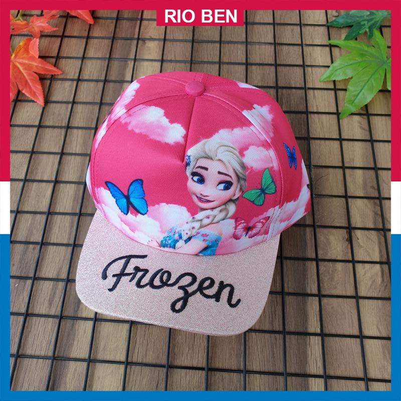 Nón bé gái in 3d hình công chúa, bé từ 3-10 tuổi RBN089