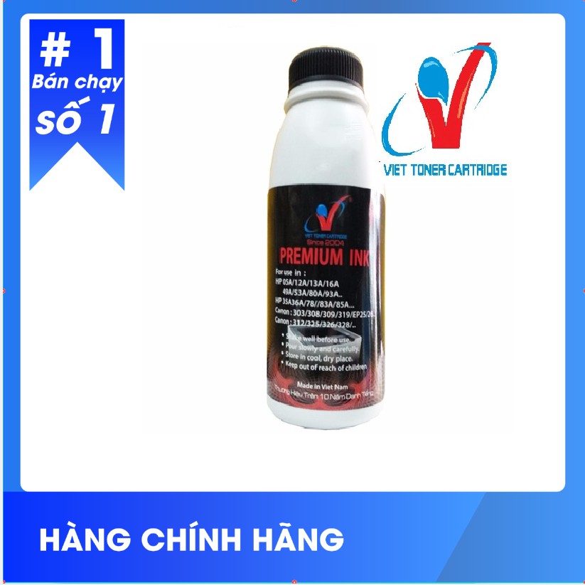 Mực đổ premium ink ( 05A/80A/49A/12A/303/308....) sử dụng cho máy in CANON VÀ HP