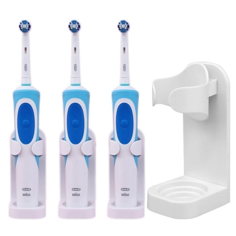 Giá đỡ bàn chải đánh răng gắn tường không để dấu vết tiết kiệm không gian tiện lợi