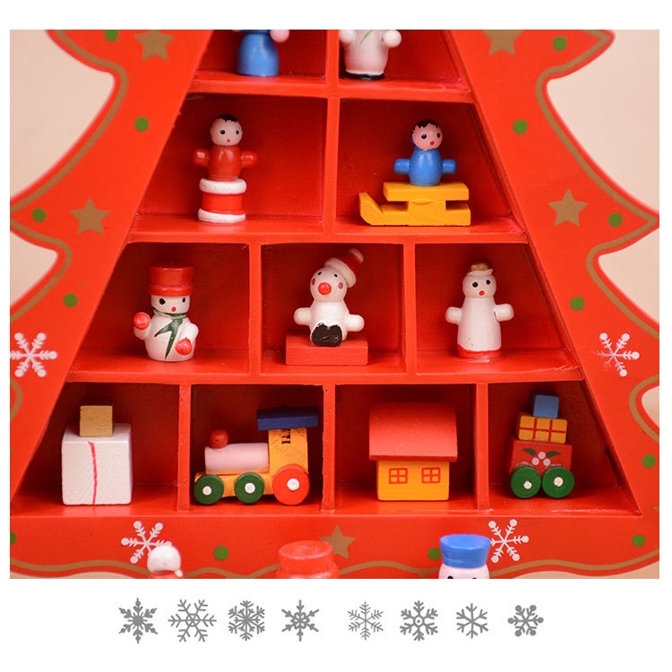 Cây Thông Giáng Sinh Bằng Gỗ Dùng Trang Trí diy