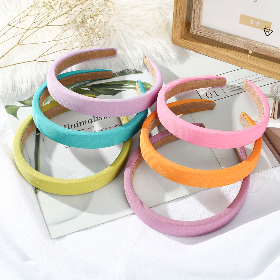 Băng đô xốp màu trơn thời trang Hàn Quốc cho nữ