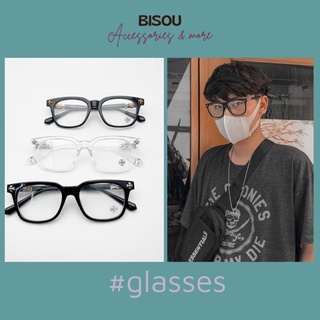 Gọng cận thời trang Unisex tag bạc 𝐂𝐡𝐫𝐨𝐦𝐞 new 2021
