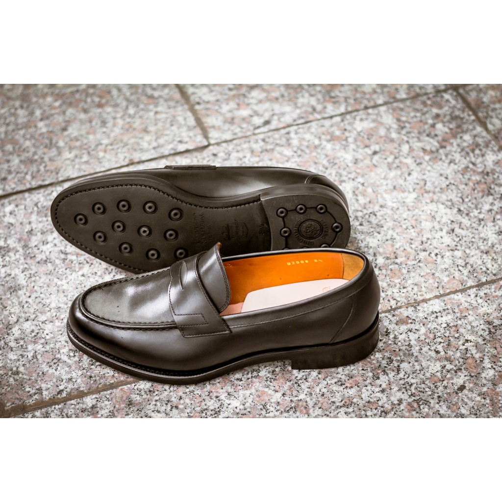Giày tây nam da bê Loafer thủ công cao cấp U 2008 của thương hiệu Union Imperial