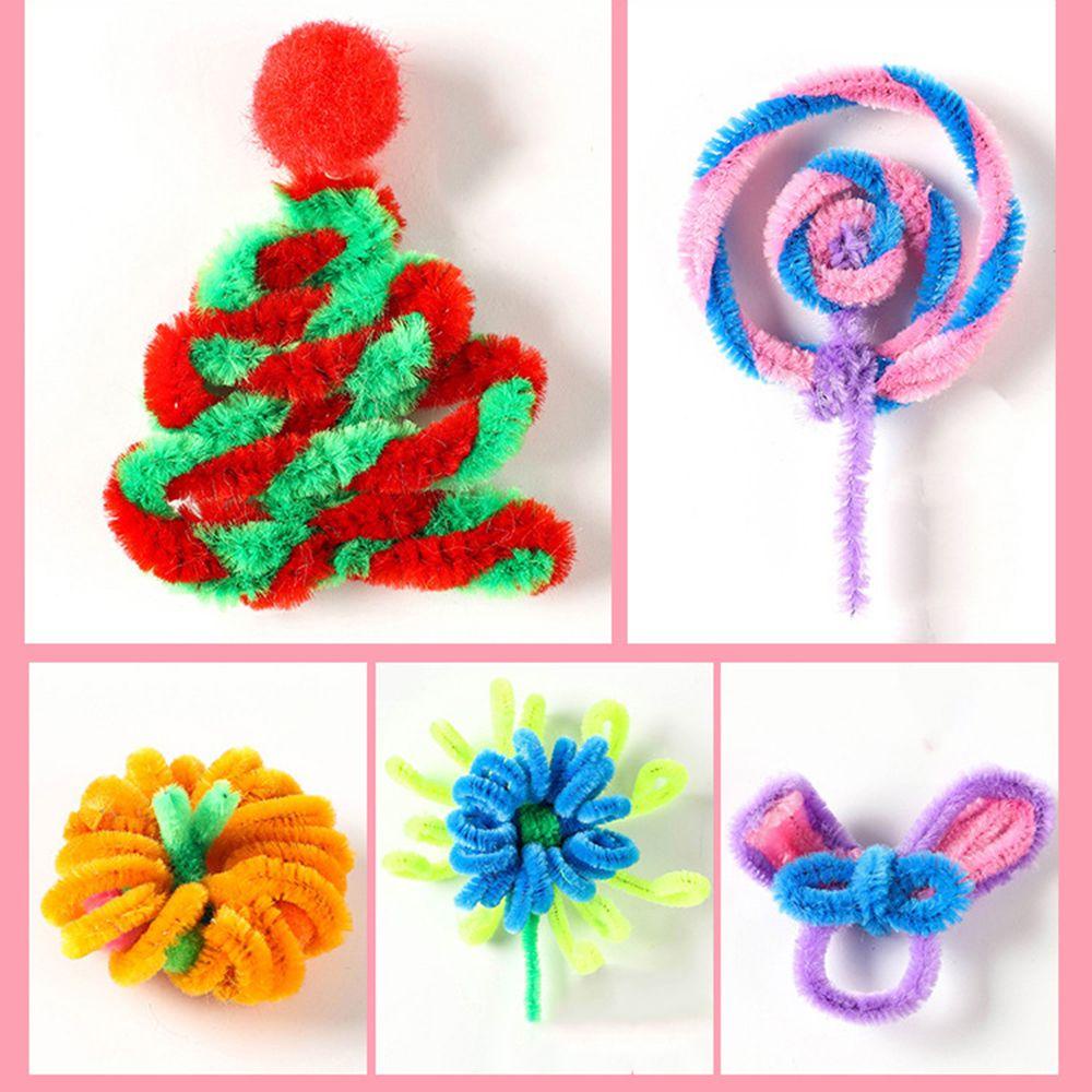 Bộ 100 Ống Nối Bằng Vải Chenille Dùng Vệ Sinh Ống Nước DIY