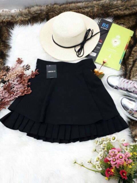 Chân váy xếp tầng ngắn JOY BABE🍒 dáng bồng đẹp như hình,form chuẩn có size, chân váy trắng đen xinh dự tiệc VAY 15 -8B