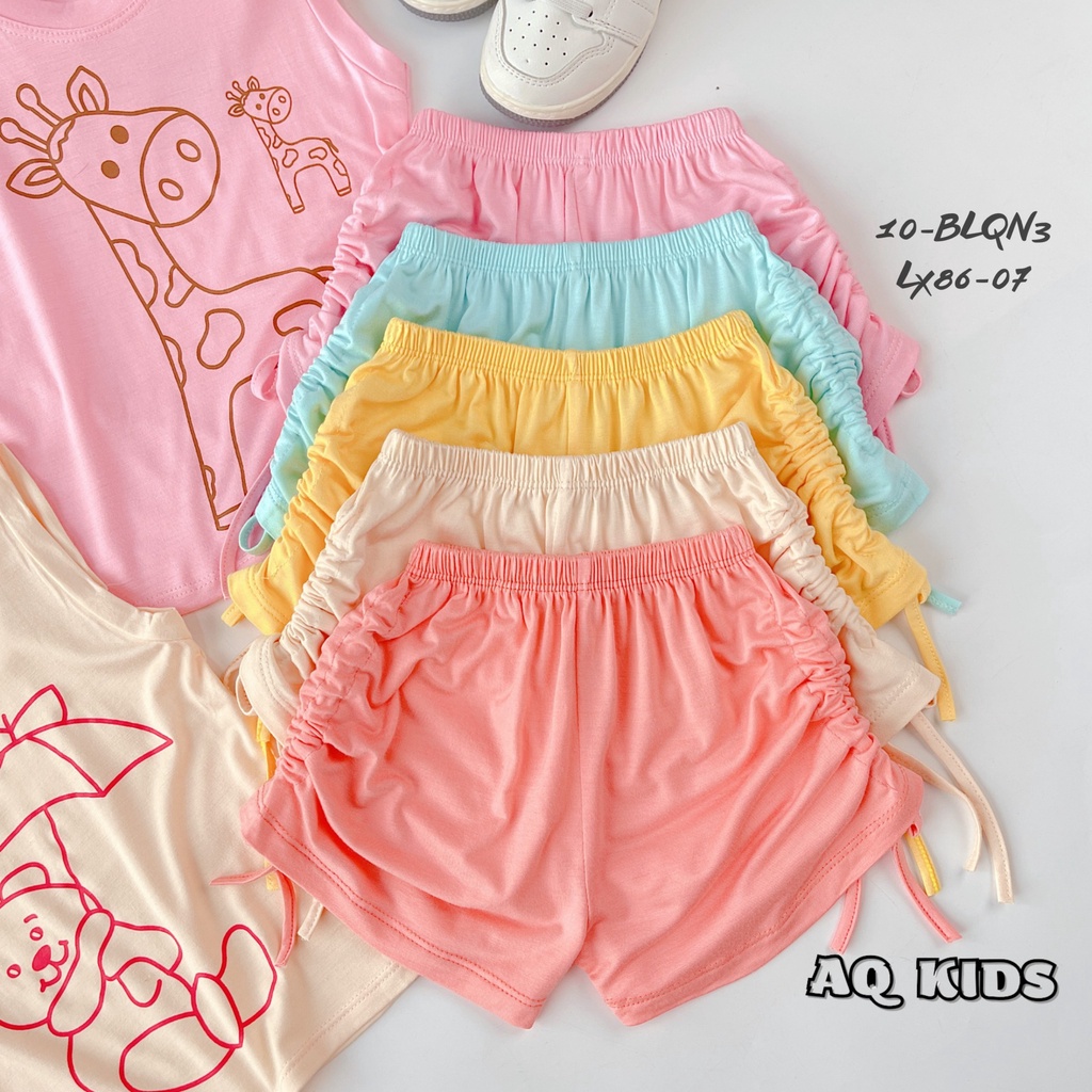 [Bé 7-32kg] Đồ Bộ Bé Gái, Bộ Minkymom Bé Gái Thun Lạnh Loại 1 Minlybaby Chính Hãng Unibaby BLQN3