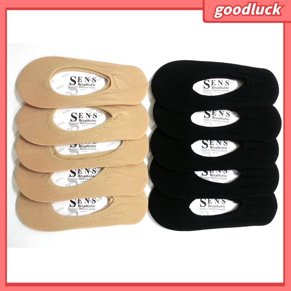 Tất thấp thoáng khí có dây silicon chống trượt cho nữ