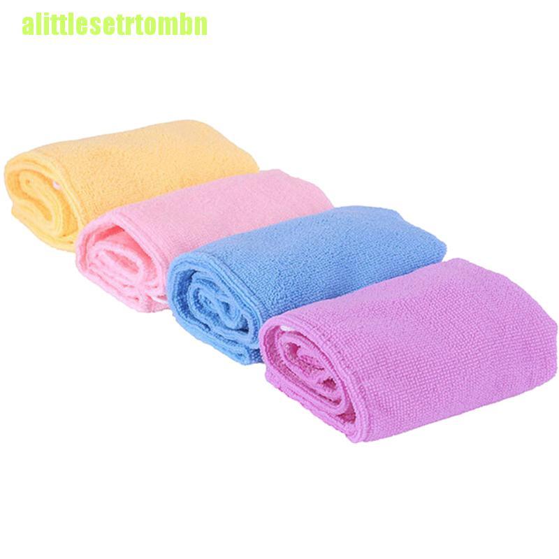 (Hàng Mới Về) Khăn Quấn Làm Khô Tóc Bằng Sợi Microfiber Chất Lượng Cao