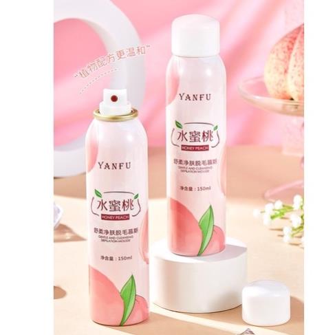 Xịt Tẩy Lông Hương Đào YANFU 150ml