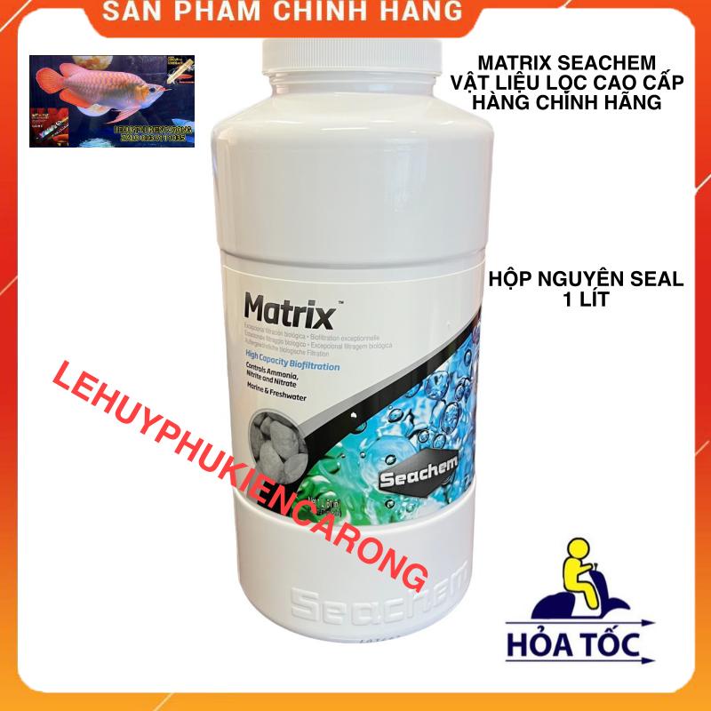 MATRIX SEACHEM Hộp 1 Lít - Vật Liệu Lọc Cao Cấp Cho Hồ Cá Hàng Cty Chính Hãng