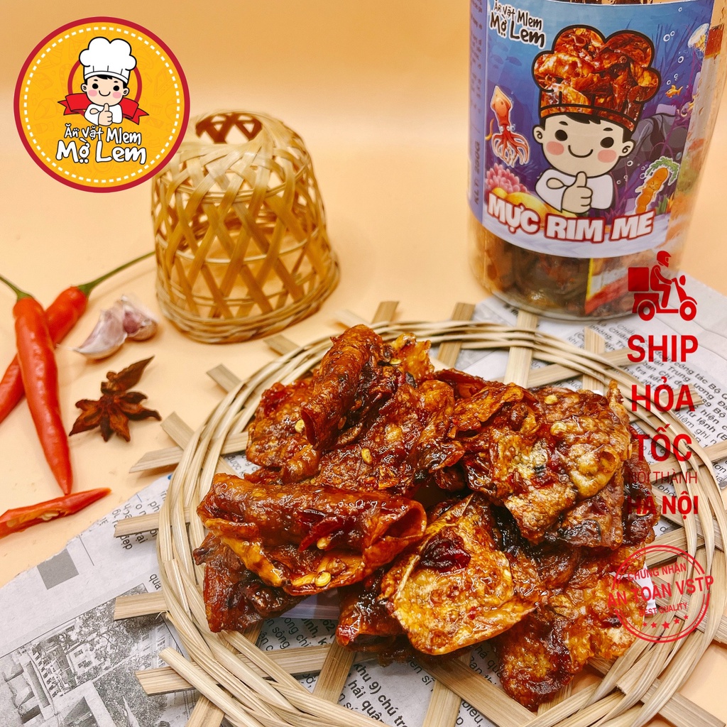 MỰC RIM ME 250g ⚡MỜ LEM⚡ Đặc Sản Nha Trang I Chua Cay Ngọt Ngọt Cuốn Hút I Ăn Vặt Hà Nội Tiện Lợi Thử Là Nghiền