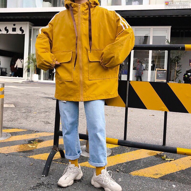 🎆𝐇𝐎𝐓𝐓𝐑𝐄𝐍𝐃🎆 050 Áo Khoác 2 Túi Hộp Tay Sọc (Kèm Video, Hình Chụp Thật) | BigBuy360 - bigbuy360.vn