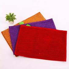 Thảm chùi chân san hô 2 lớp loại lớn szie 30x50cm cao cấp - Màu ngẫu nhiên