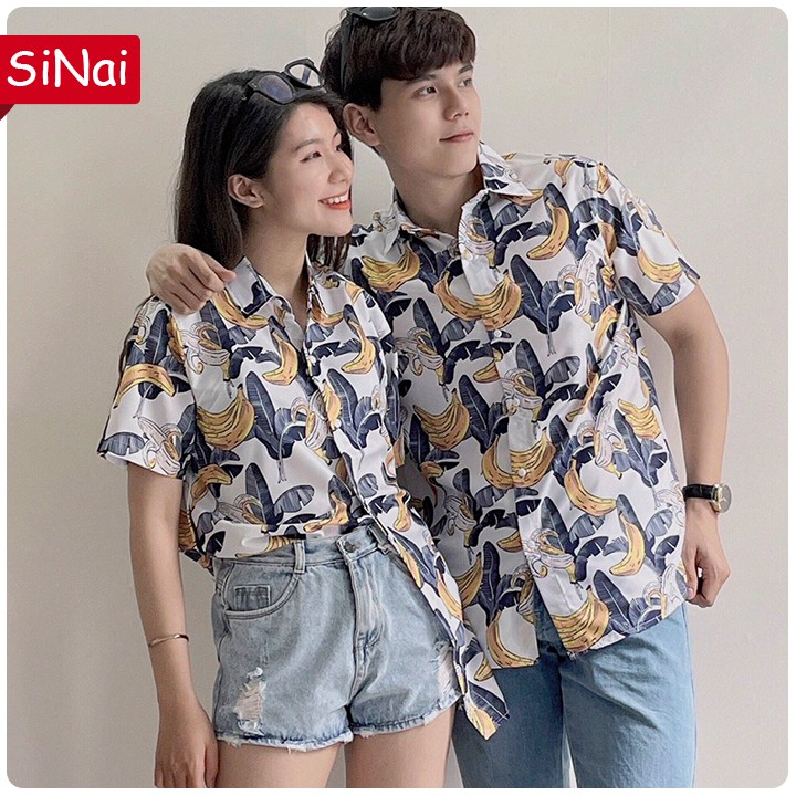 Áo Sơ Mi Tay Ngắn In 3D nhiều họa tiết Cá Tính Thời Trang Mặc Cặp, Nhóm - Sinai Store