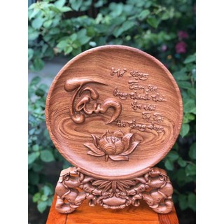 Tranh đĩa gỗ Hương